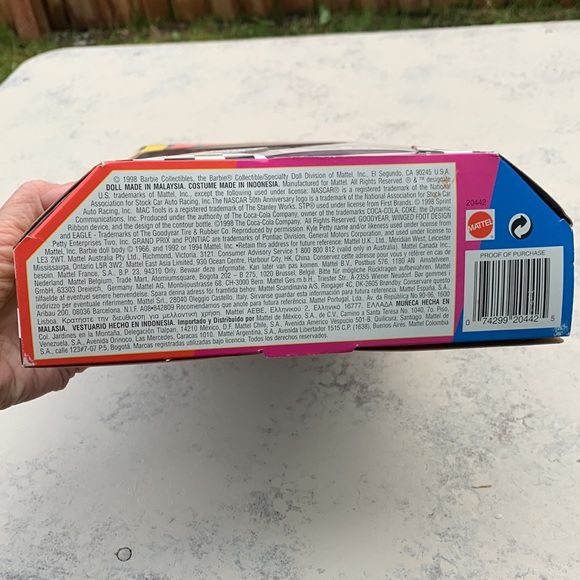 NASCAR Barbie 50th Anniversary with box and certificate - Picture 9 of 14